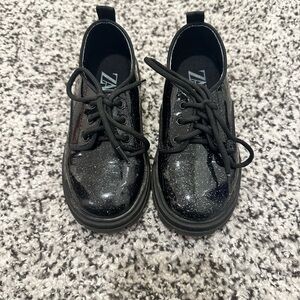 Zara toddler girls lace up oxford shoes
